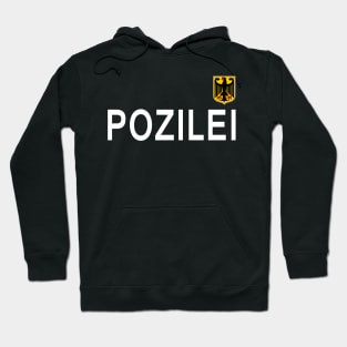 german police, polizei fake Hoodie